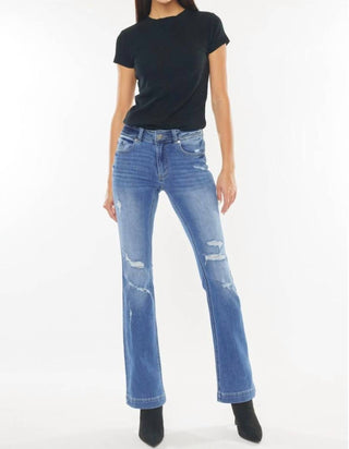 Kancan - Bernadette Mid Rise Bootcut Jeans