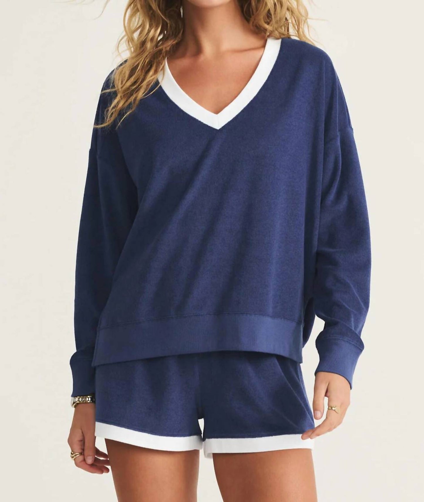 Z Supply - Marx V-neck Terry Sweatshirt