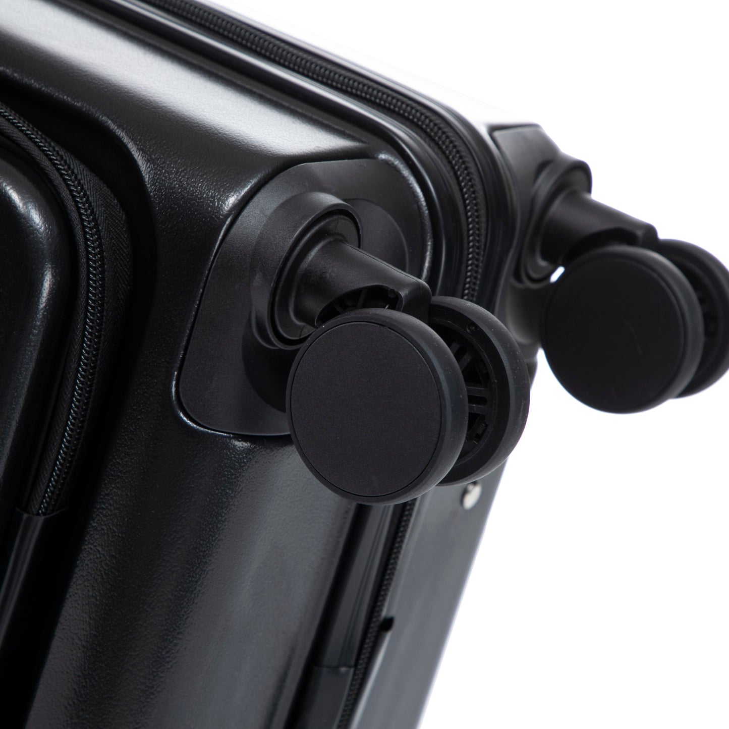 14' & 20' ABS Spinner Wheel Luggage Set with Cosmetic Case