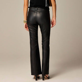 J.Crew - Faux Leather High-rise Bootcut Pant