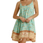 Umgee - Floral Spaghetti Strap Flowy Dress