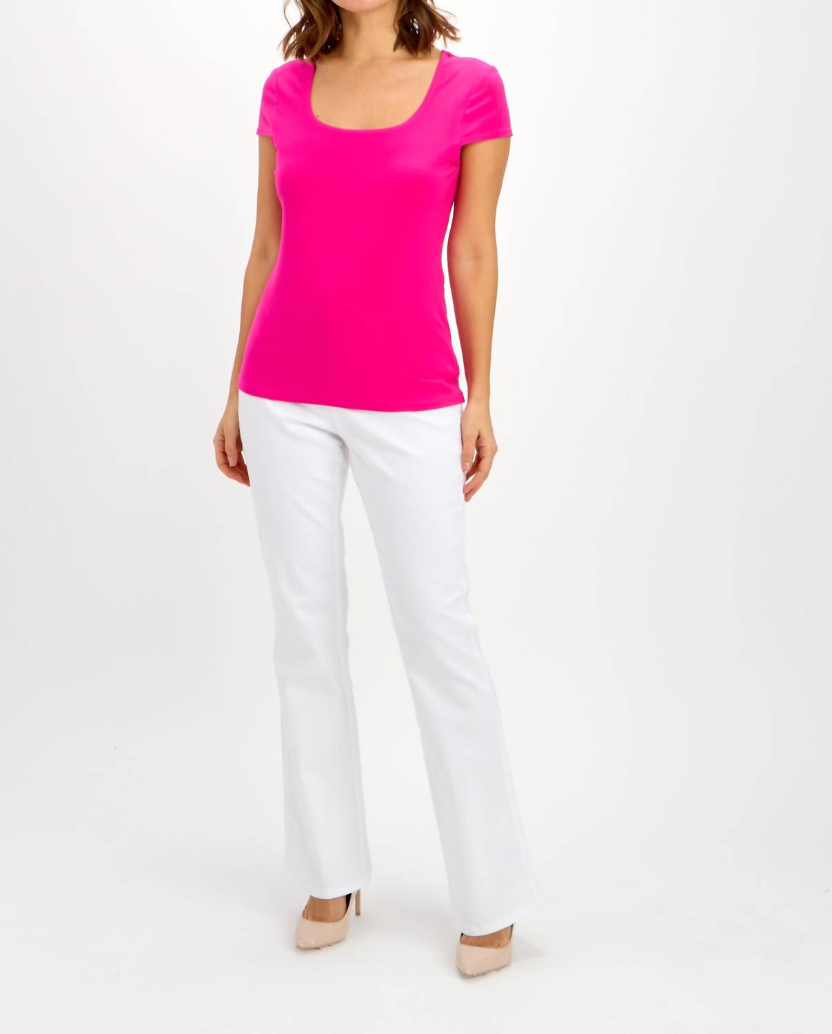 Frank Lyman - Scoop Neck Knit Top
