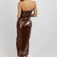 2.7 August Apparel - Ruru Strapless Midi Dress