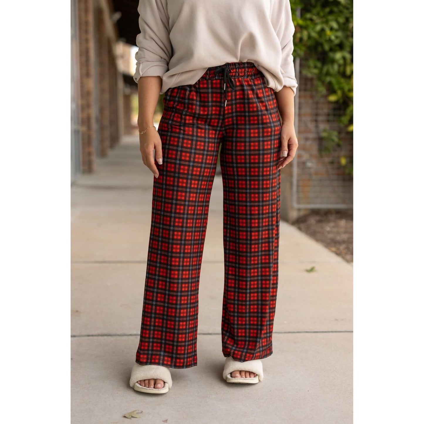 Julia Rose - Noelle Plaid Pajama Pants