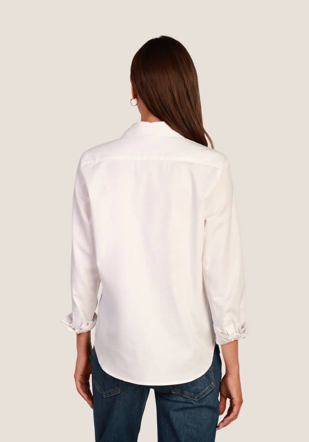 Dylan - Oxford Long Sleeve Blouse