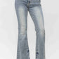 Judy Blue - Tinted Pin Tack Detail Flare Jean