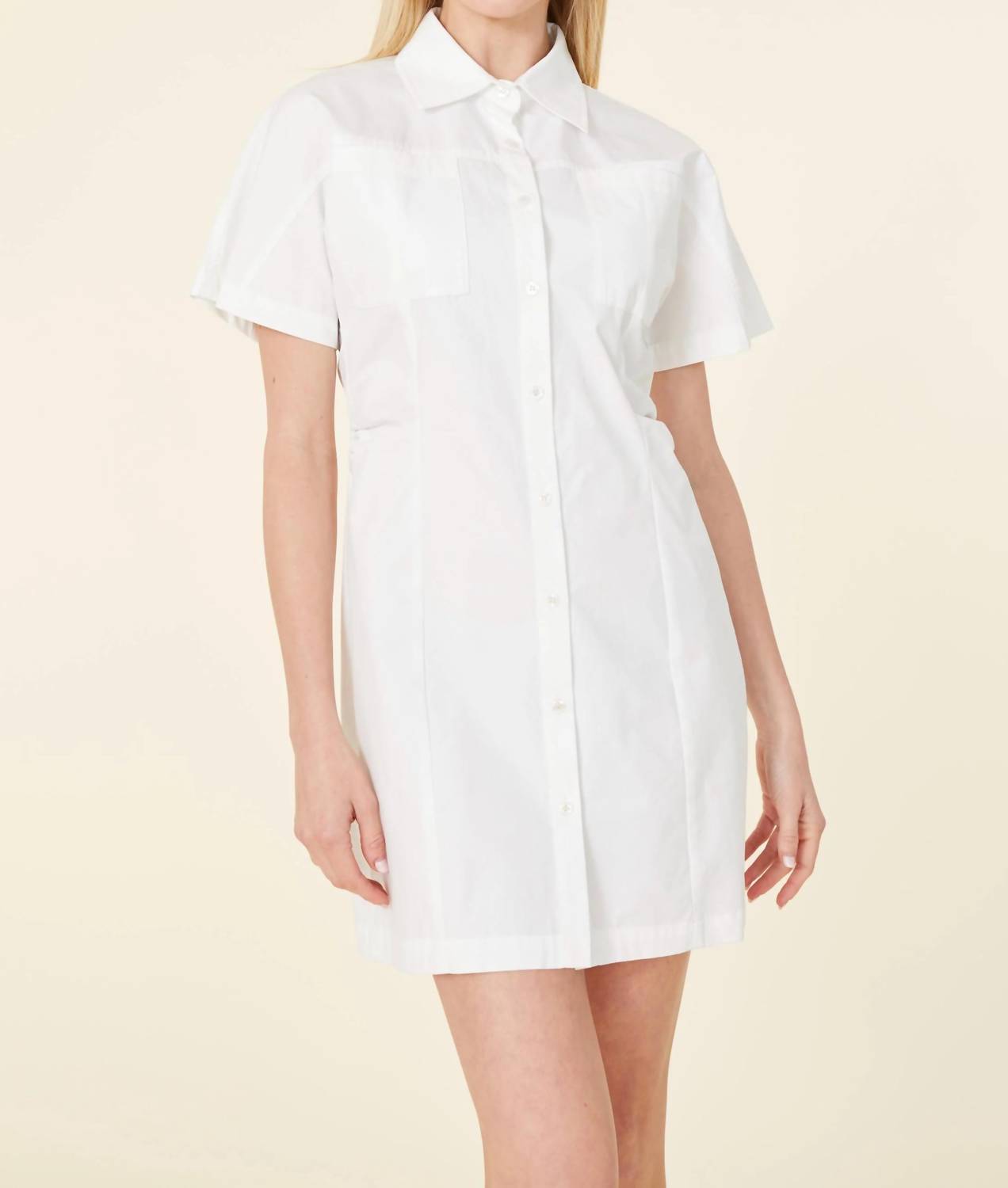 Dolce Cabo - Poplin Elastic Back Waist Dress