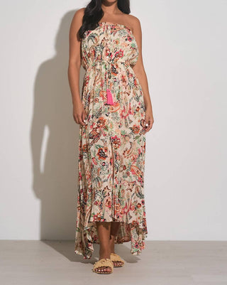 Elan - Strapless Printed Maxi Dress
