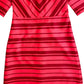 Ralph Lauren - Women's Striped V-neck A Line Dress