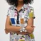 Joseph Ribkoff - Newspaper Print Shift Dress