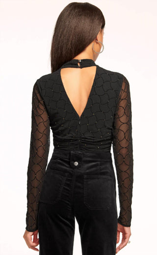 Ramy Brook - Opal Diamond Velvet Long Sleeve