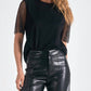 Elan - Mesh Sleeve Tee