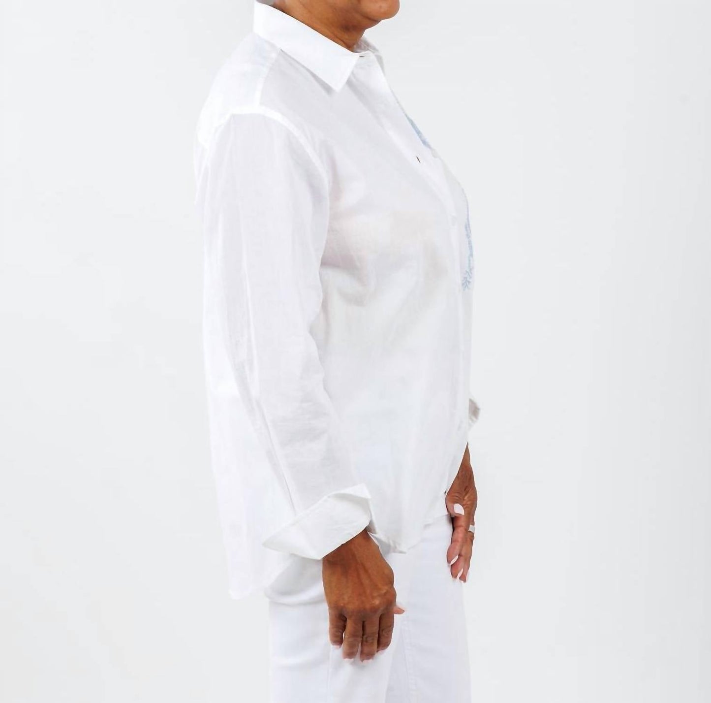 Elliott Lauren - Juana Embroidered Button Down Shirt