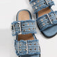 Ganni - Women Two Strap Sandal