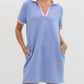 Entro - Kandi Collared Pullover Knit Dress