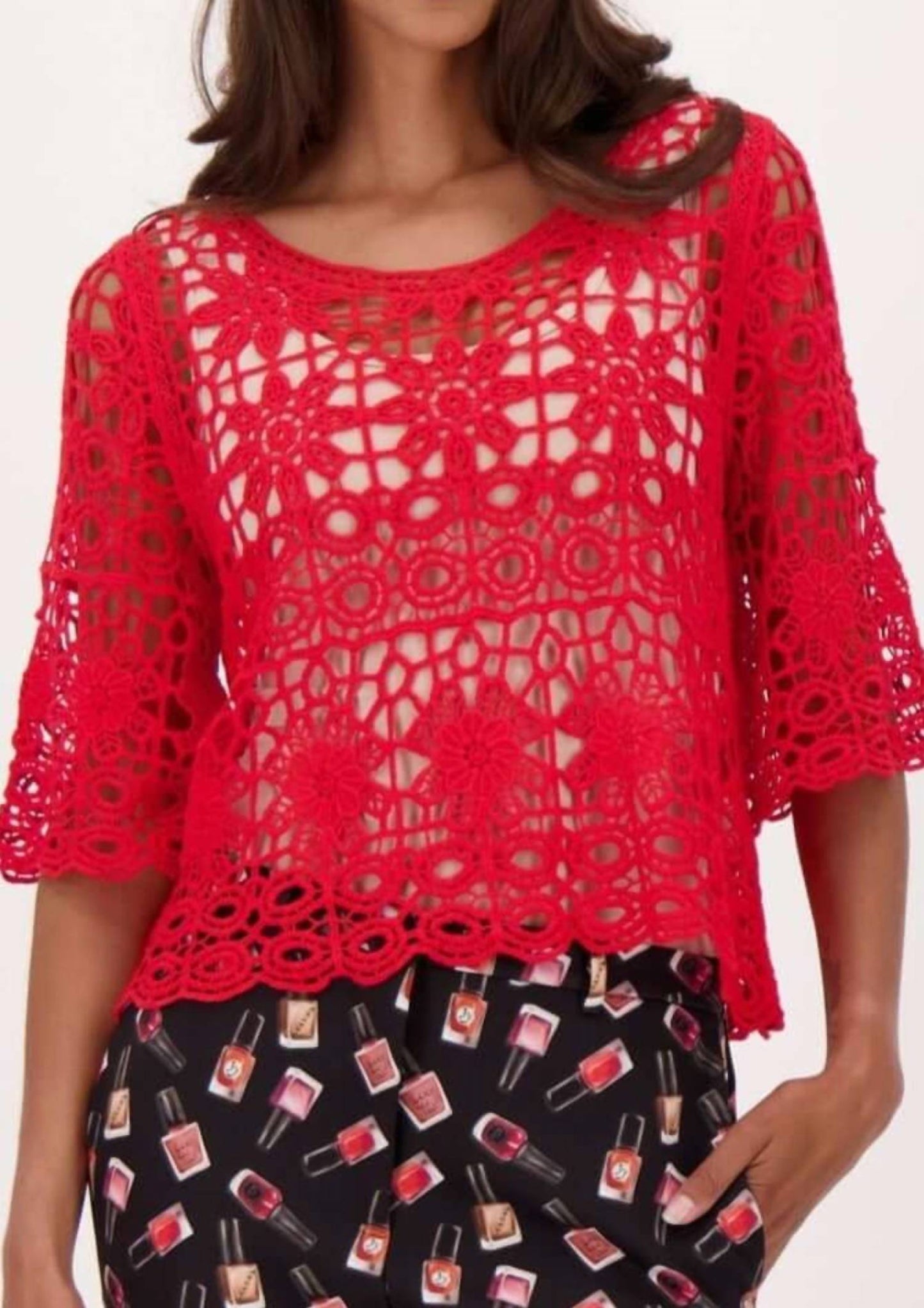 Gabby Isabella - Crochet Knit Cover Up