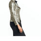 Clara Sunwoo - Liquid Leather Textured Biker Jacket