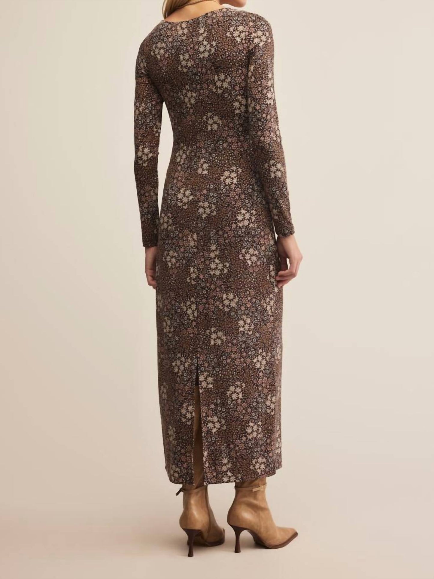 Z Supply - Exhale Sable Floral Midi Dress