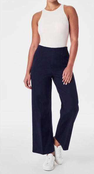 Spanx - STRETCH TWILL CROPPED WIDE LEG