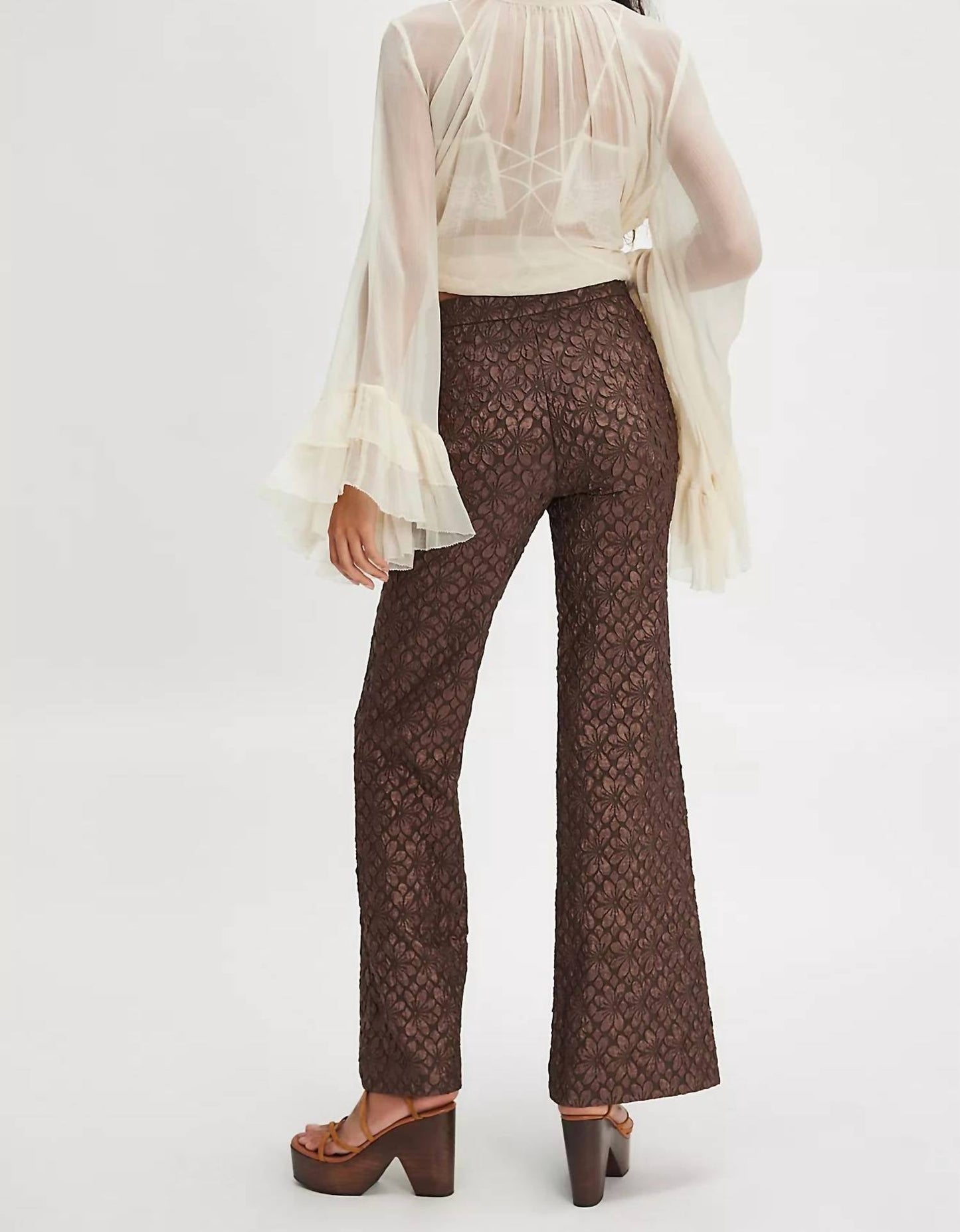 Free People - Runaway Floral Flare Pants