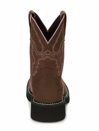 Justin - WOMEN'S GYPSY GEMMA RUSTIC AGED BARK ROUND TOE WESTERN BOOTS - MEDIUM WIDTH