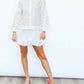 2.7 August Apparel - English Factory Layered Shirt Dress