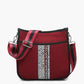 Jen & Co. - Women's Jolee Striped Crossbody Bag