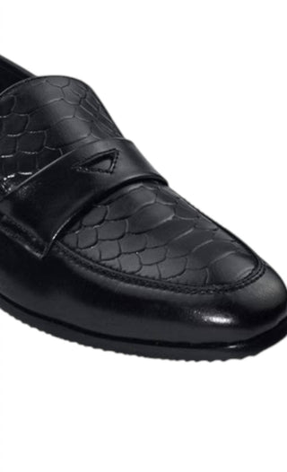 Isaac Mizrahi Live! - Women's Embossed Leather Penny Loafer