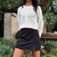 8Apart - Junior Women's Matty Side Slit Mini Skort