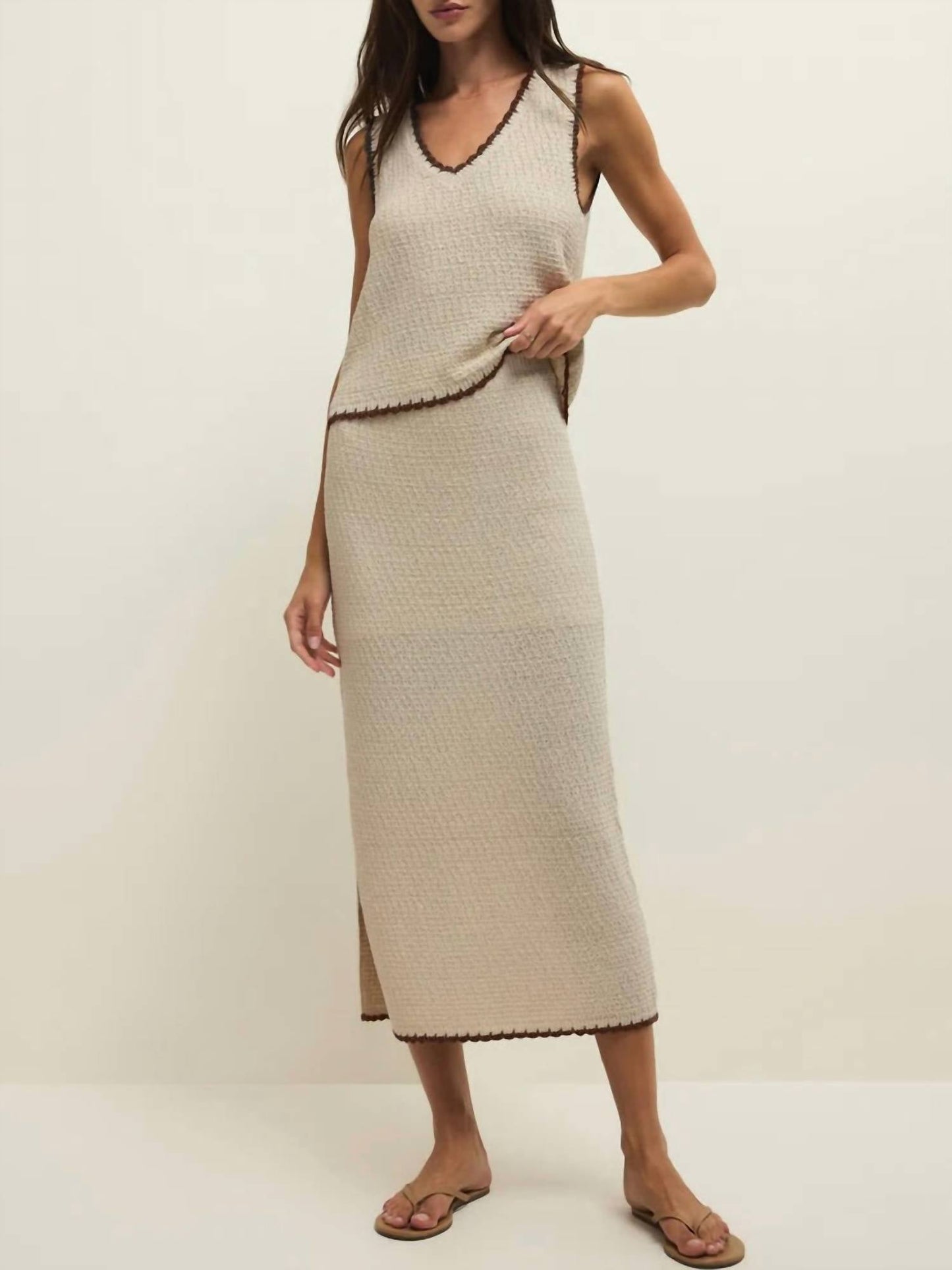 Z Supply - Yessenia Whipstitch Maxi Skirt