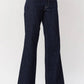 Judy Blue - High Waist Rinse Geometric Wide Leg Jean