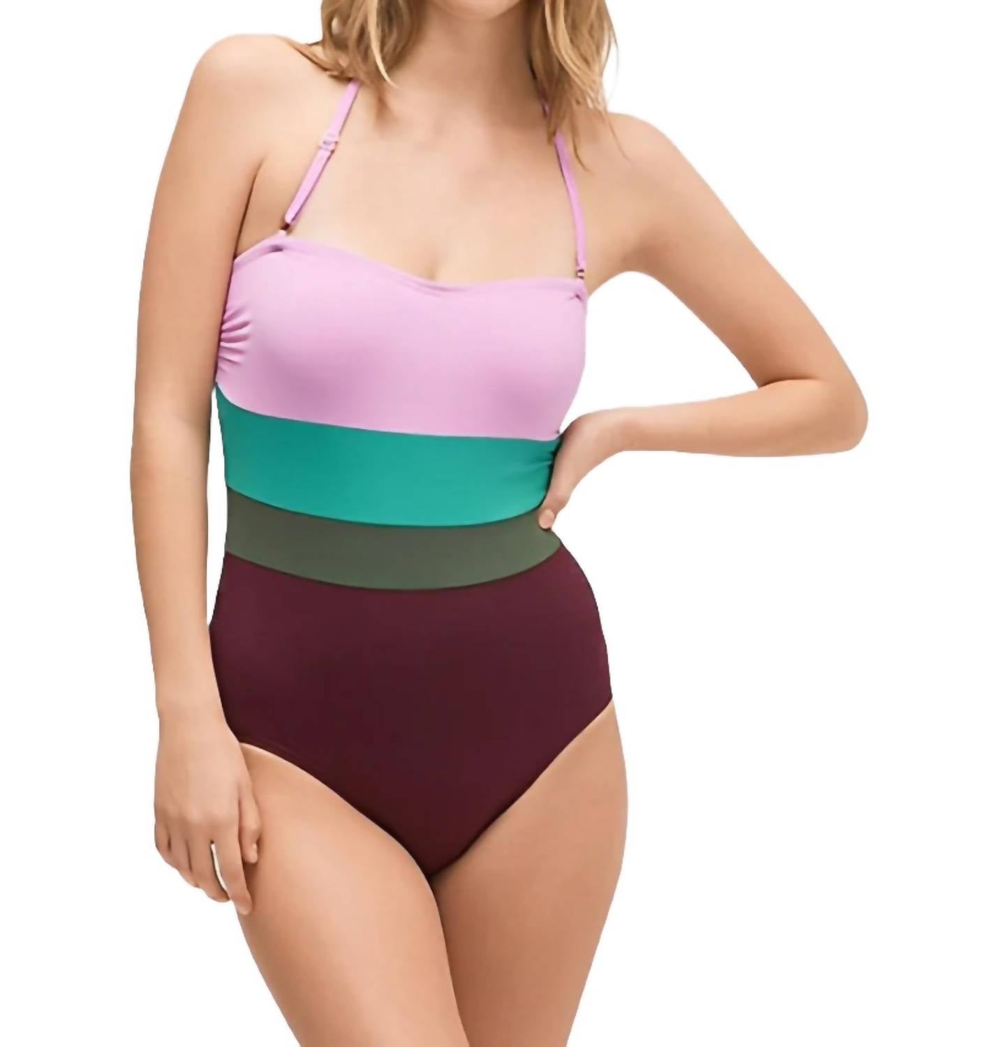 Kate Spade - Colorblock One Piece Swimsuit