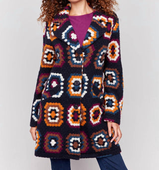 Charlie B - Crochet Square Pattern Coat