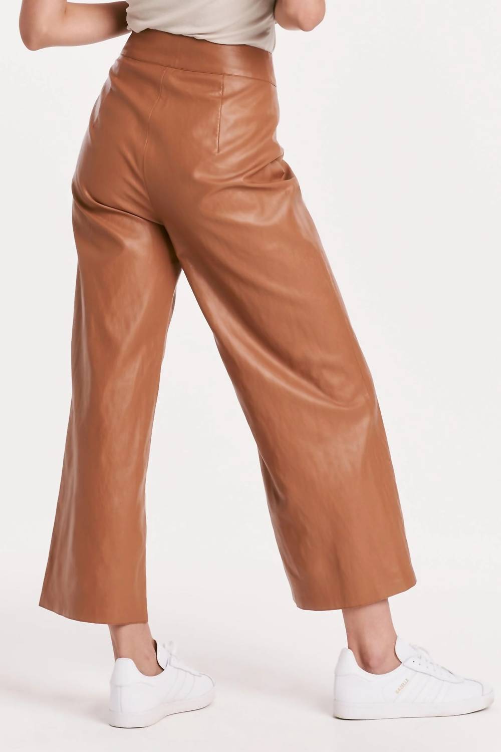 Another Love - Vegan Leather Cropped Pant