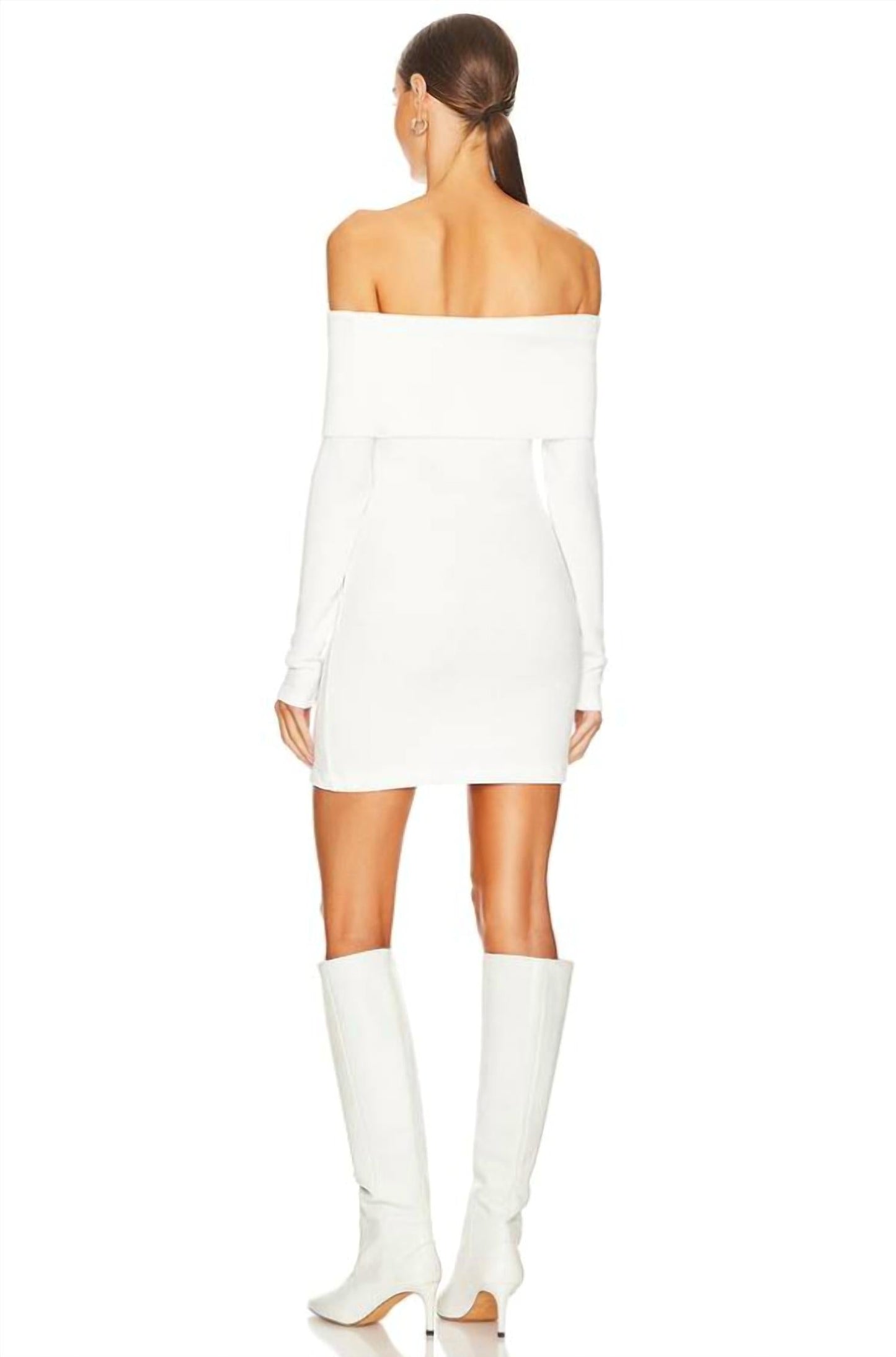 Enza Costa - Off-Shoulder Knit Tunic/Mini