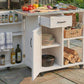 Outdoor Kitchen Island Fir Wood Prep Station