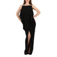 Burberry - Crystal And Chain Detail Stretch Jersey Sleeveless Gown