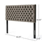 Annecy Contemporary Upholstered Headboard