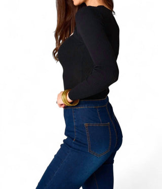 Buddylove - Nadia Long Sleeve Cutout Bodysuit