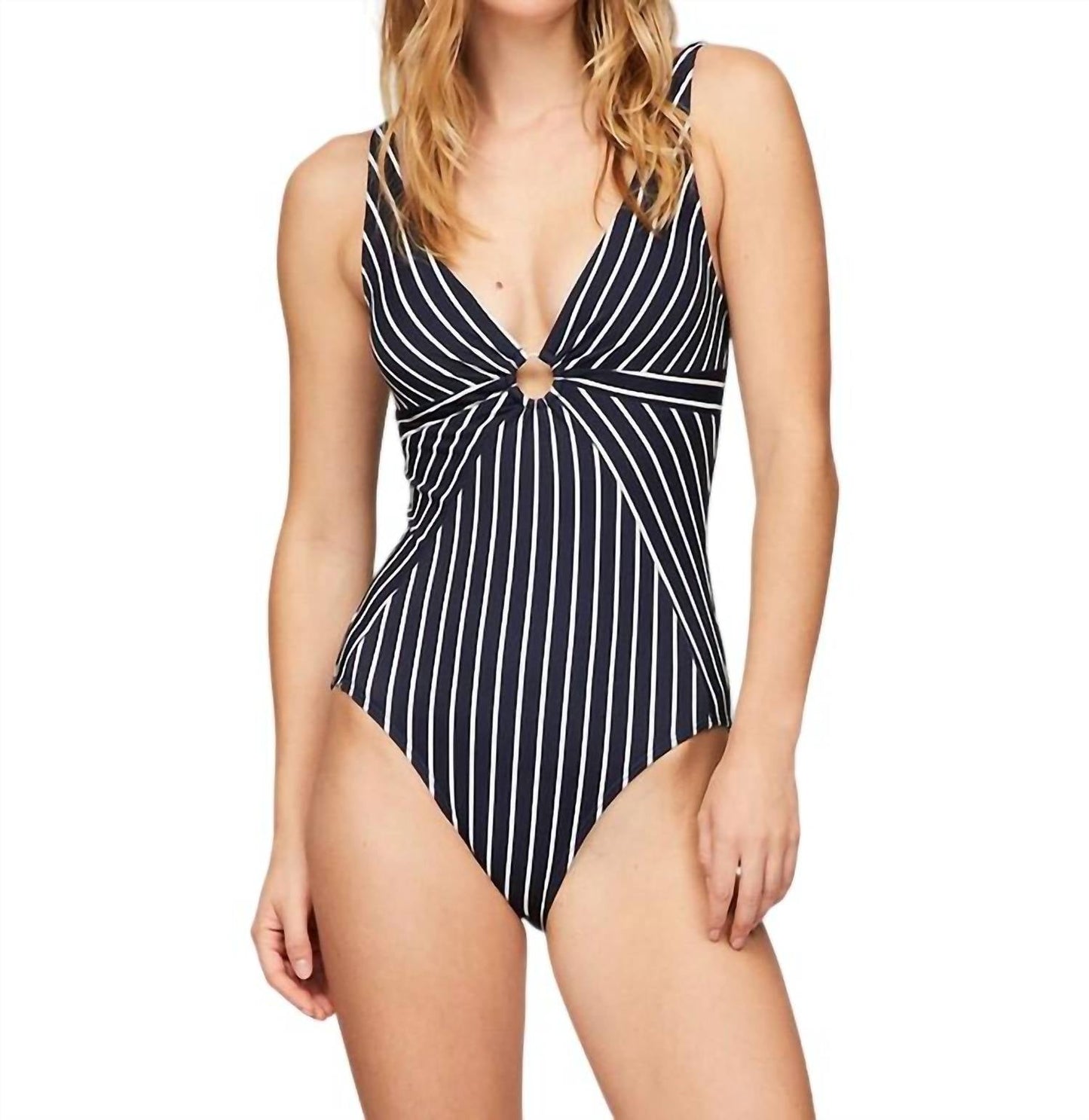 Tommy Hilfiger - Stripe Ring One-Piece Swimsuit