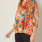Entro - Bold Floral Print Top