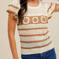 Hem & Thread - Crochet Ruffle Sweater