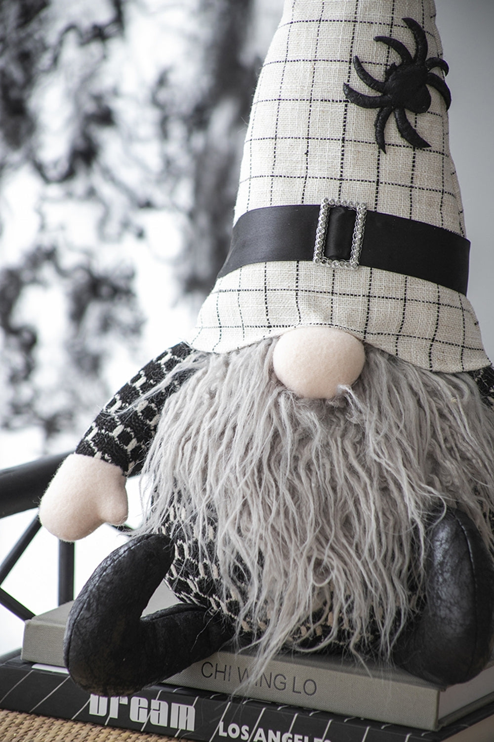Handcrafted Pair of 23-Inch Halloween Gnomes by Bruce