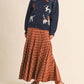 &Merci - Plaid Maxi Skirt