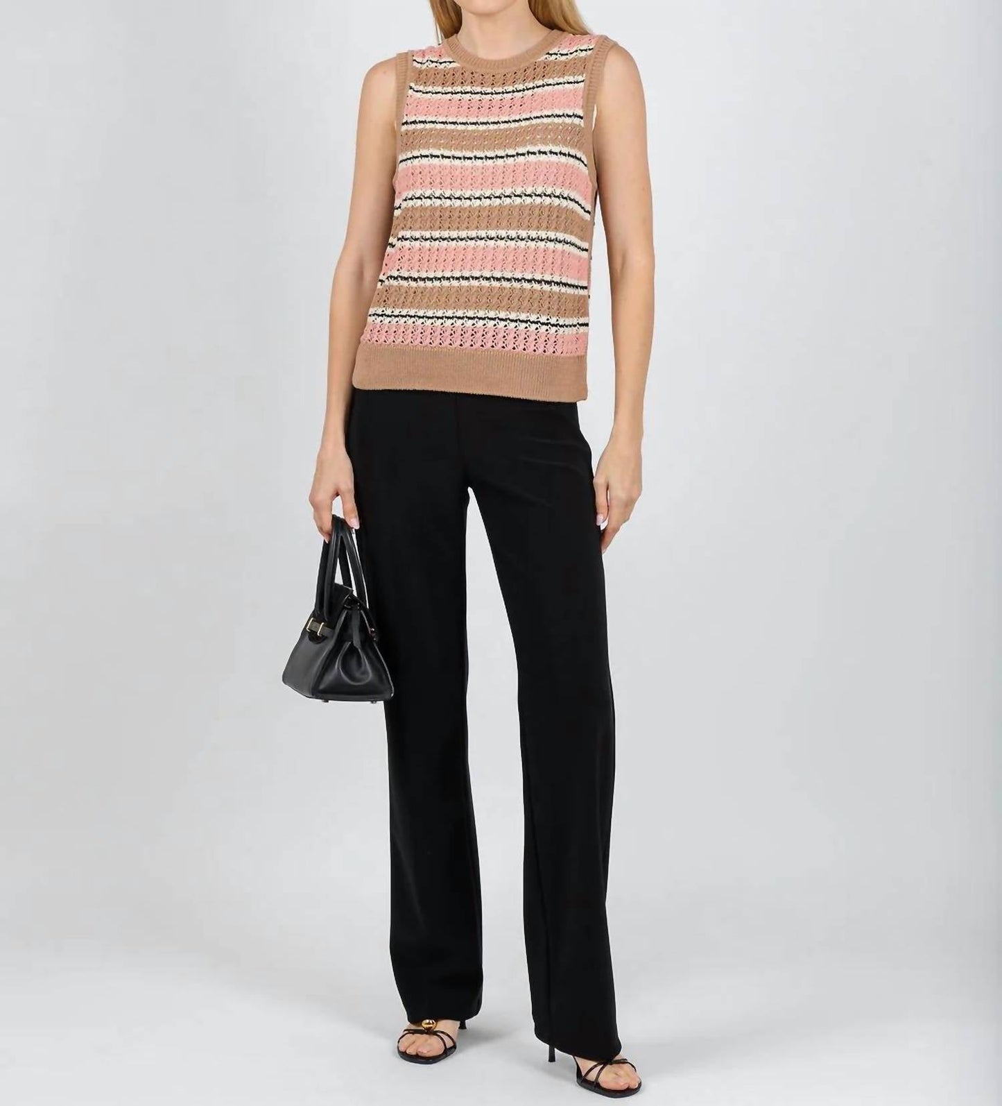 Varley - Deeley Stripe Stitch Tank Top