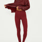 Beach Riot - Merlot Piper Shine Legging