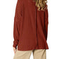 Basic Bae - Sophisticated Ribbed Knit Top