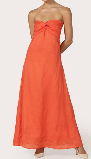 Lusana - Melody Maxi Linen Dress