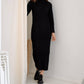 Mima Rosso - Cable Knit Bell Sleeve Dress