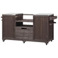 K&K 66.5' Outdoor Kitchen Island for Big Green Egg Grills